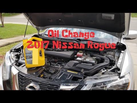 Engine Oil Change on 2017 Nissan Rogue