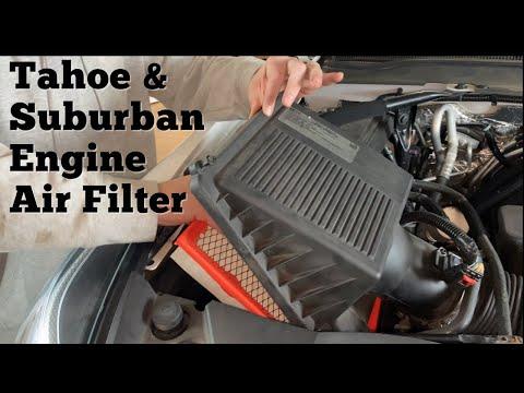 2015 - 2020 Chevy Tahoe &amp; Suburban Engine Air Filter - How to Change Remove Replace - Chevrolet 5.3