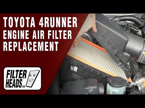 How to Replace Engine Air Filter 2018 Toyota 4Runner 4.0L V6 | AF4066, TA36122