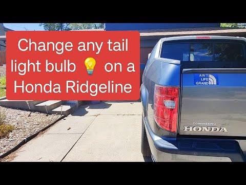 How to Replace Rear Turn Signal Bulb on a 2006-2018 Honda Ridgeline (Tail Lamp Access)