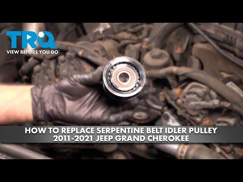 How to Replace Serpentine Belt Idler Pulley 2011-2021 Jeep Grand Cherokee