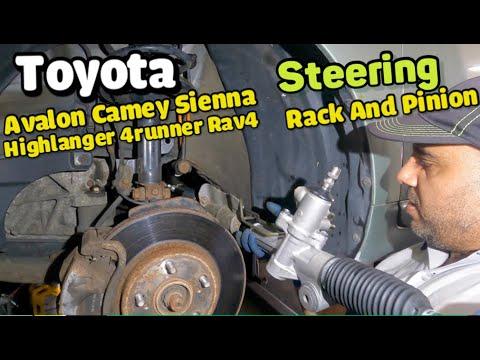 How to replace steering Rack on Toyota Avalon 2005  same for Sienna highlander rav4