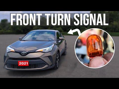 How to Replace Front Turn Signal Bulb - Toyota C-HR (2018-2022)