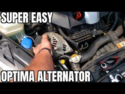 2011 2015 Kia Optima Alternator Replace How to 2012 2013 2014