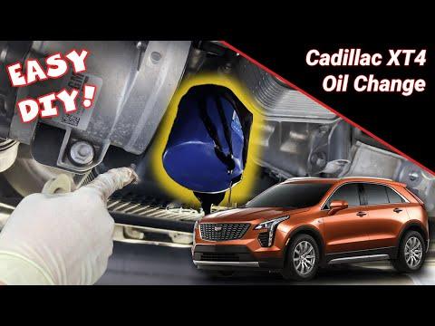 How to Change Engine Oil & Oil Filter on a 2019-2025 Cadillac XT4 (0W-20 dexos1) (Engine: Inline 4 2.0L)