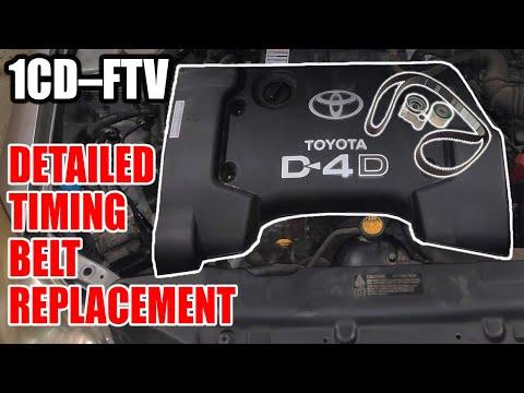 Timing Belt Step By Step Replacement | Toyota Corolla E12/E13 2.0 D-4D