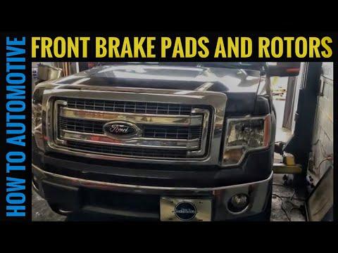 How To Replace The Front Brake Pads And Rotors On A 2012-2014 Ford F-150 XLT