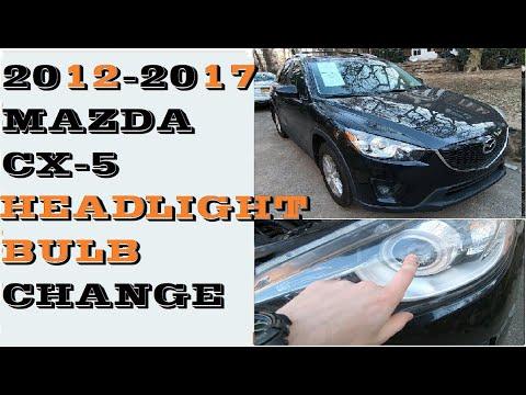 How to Replace Both Headlight Bulbs on a 2020 Mazda CX-5 (Low Beam/High Beam)