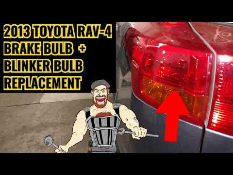 2013 - 2018 TOYOTA RAV-4 BRAKE BULB , TAIL LIGHT + BLINKER BULB REPLACEMENT 2014 2015 2016 2017 2018