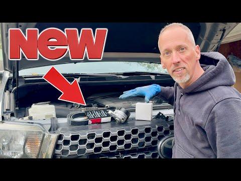 Tundra 5.7 serpentine belt replacement.