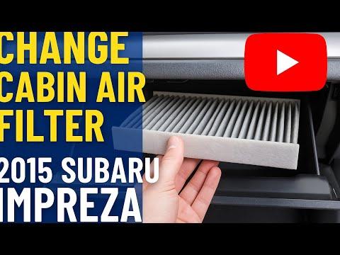 2015 Subaru Impreza Cabin Air Filter Replacement (DIY in Minutes!) 🚗🛠️