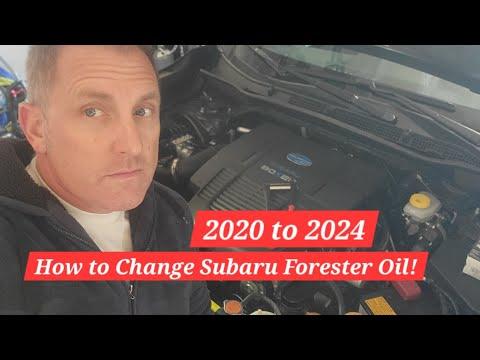 How to Change Engine Oil & Replace the Oil Filter on a 2011-2025 Subaru Forester (Engine: Flat 4 2.5L)
