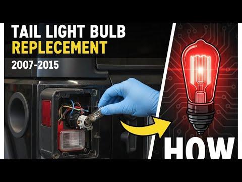 Jeep Wrangler JK Tail Light Bulb Replacement (2007-2015) - How To