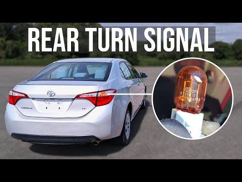 How to Replace the Rear Turn Signal Bulb on a 2011-2024 Toyota Corolla
