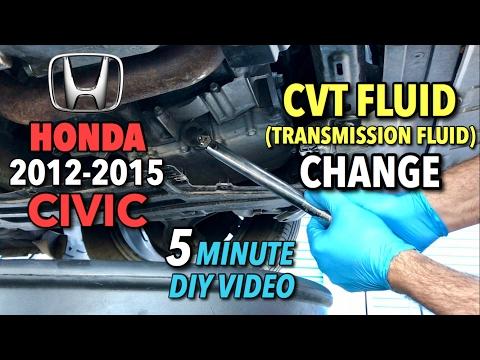 How to Change CVT Transmission Fluid on a 1996-2019 Honda Civic (HCF-2 Service)