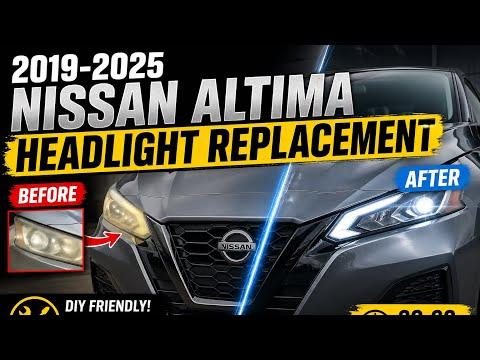 How to Replace LED Headlight Assemblies on a 2019-2021 Nissan Altima