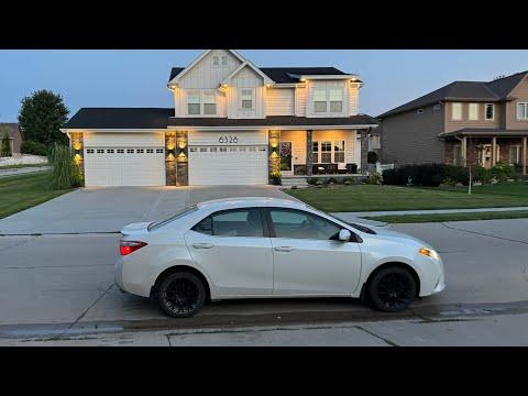 Toyota Corolla LE Eco plus 2015 Alternator Replacement (oem part)