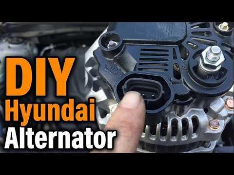 How to REPLACE an alternator on Hyundai TUCSON like a PRO