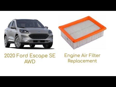 2020 Ford Escape: Engine Air Filter Replacement
