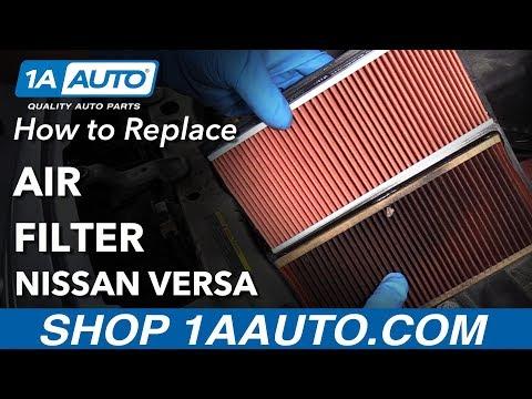 How to Replace Air Filter 12-19 Nissan Versa