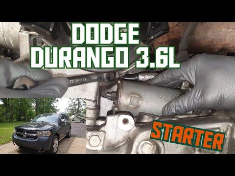 Dodge Durango 3.6L 2011-2016 starter replacement