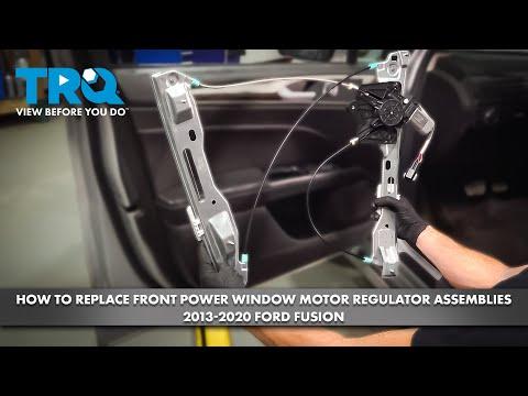 How to Replace Front Power Window Motor &amp; Regulator Assemblies 2013-2020 Ford Fusion