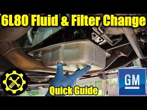 GM 6L80 Transmission Fluid &amp; Filter Change - Service Guide!