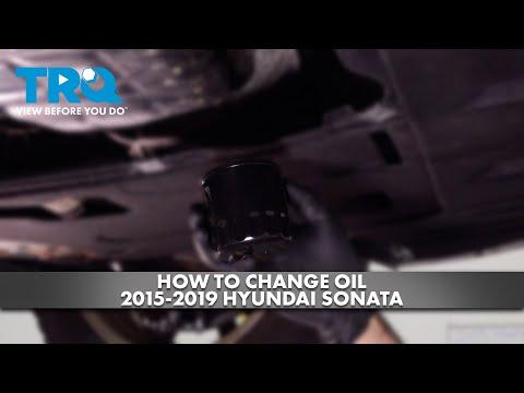 How to Change Oil 2015-2019 Hyundai Sonata