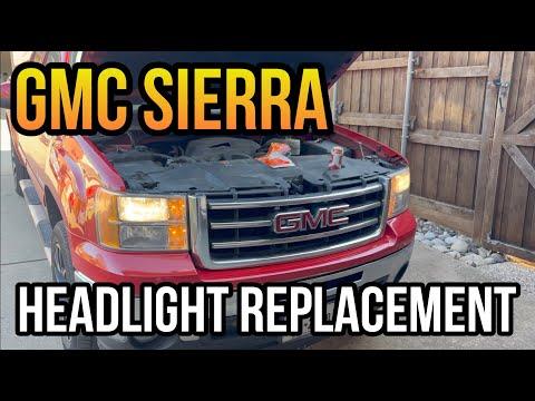 How to replace the headlights on a 2012 GMC Sierra