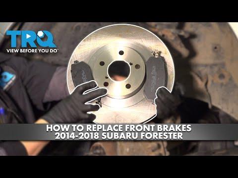 How to Replace Front Brakes 2014-2018 Subaru Forester