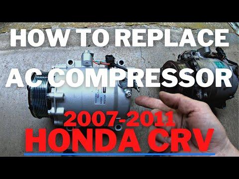 How to Replace the A/C Compressor on a 2007 Honda CR-V (R-134a System)