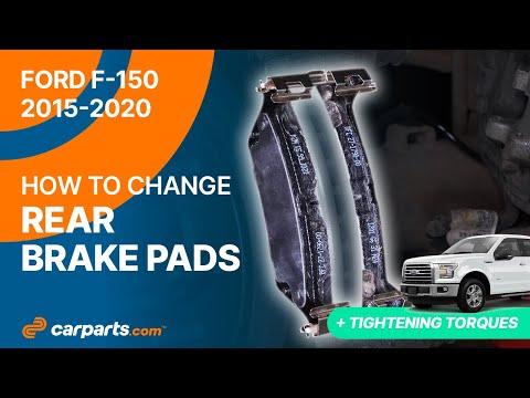 How to replace the Rear Brake Pads 2015 - 2020 Ford F-150 🚗