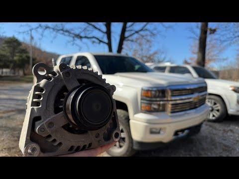How to Replace the Alternator on a 2014-2018 GMC Sierra 1500 6.2L V8 (Engine: V8 6.2L)