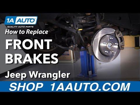 How to Replace Front Brakes 07-16 Jeep Wrangler