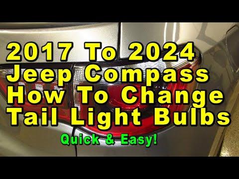 How to Replace Rear Turn Signal Bulbs on a 2011-2018 Jeep Compass (Tail Light Removal Guide)