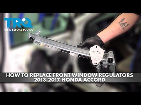 How to Replace Front Window Regulators 2013-2017 Honda Accord
