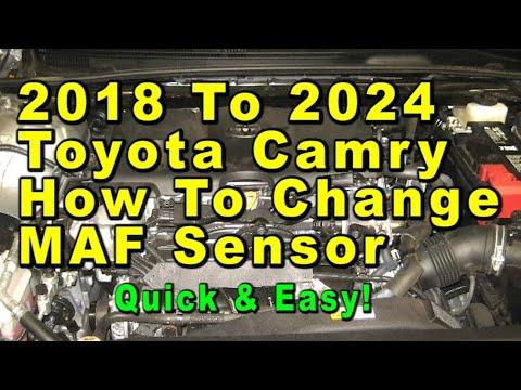 2018 To 2024 Toyota Camry How To Change MAF Mass Air Flow Sensor With Part Numbers - Quick &amp; Easy