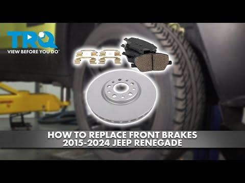 How to Replace Front Brakes 2015-2024 Jeep Renegade