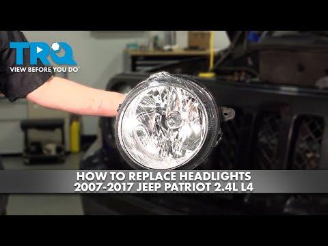 How to Replace Headlights 2007-2017 Jeep Patriot 2.4L L4