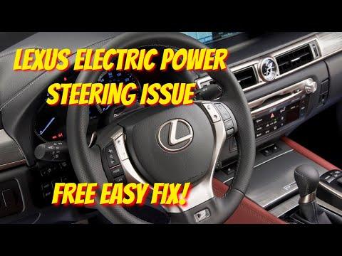 How I Fixed my LEXUS Electric Power Steering Issue for FREE !