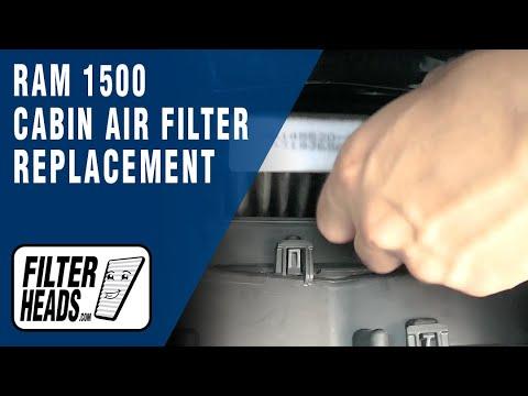 How to Replace Cabin Air Filter 2016 RAM 1500 | AQ1138