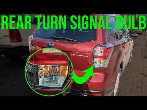 How to Replace Rear Turn Signal Bulbs on a 2022 Subaru Forester (Left & Right)