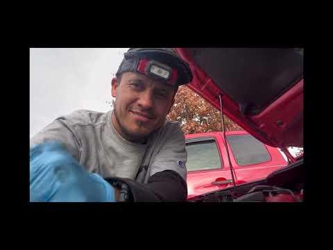 2007 Toyota RAV4 Serpentine belt removal