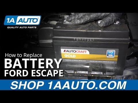 How to Replace Battery 08-12 Ford Escape