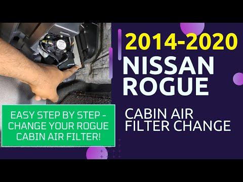 2014 - 2020 Nissan Rogue Cabin Air Filter Change - $15 DIY