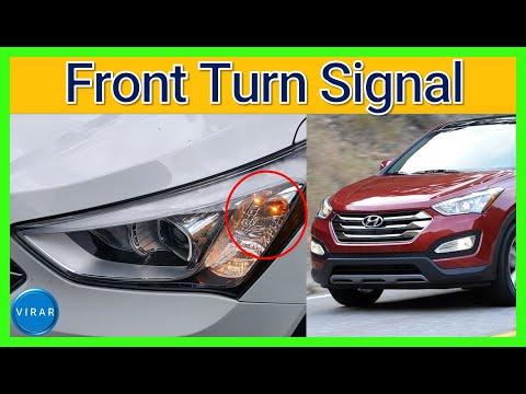 How to Replace Front Turn Signal Bulbs on a 2019 Hyundai Santa Fe XL