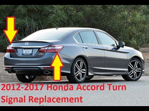 How to Replace Rear Turn Signal Bulbs on a 2005-2022 Honda Accord (Trim: EX-L | Body: Sedan)