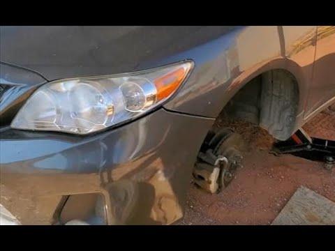 How to Replace Front Brake Pads on a 2012 Toyota Corolla
