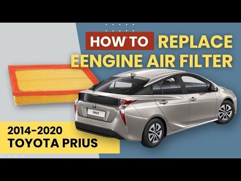 How to replace engine air filter | Toyota Prius 2014-2020 | Easy DIY guide