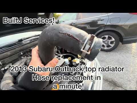 2013 Subaru Outback top radiator hose replacement